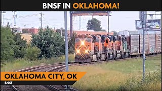 Oklahoma City Oklahoma USA  Virtual Railfan LIVE [upl. by Ilatan103]