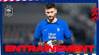 Séance avec les gardiens de but Equipe de France I FFF 2022 [upl. by Tterej]