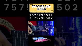 1 String Stitches and Burns Easy Tabs [upl. by Eico]