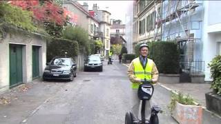 Le Gyropode à Lausanne  Mobileo  Segway [upl. by Seyler]