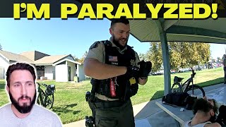 Cops Paralyze Handcuffed Man and Mock Him  He Later Dies [upl. by Yesnyl]