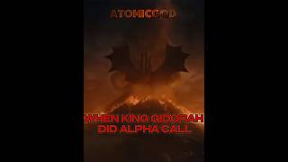 WHEN KING GHIDORAH DID ALPHA CALL KONG DIDNT LISTEN shorts fyp godzilla [upl. by Berghoff610]