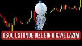 9300 ÜSTÜNDE KALMAK İÇİN BİR HİKAYE LAZIM  BORSA  DOLAR  ALTIN  BTC [upl. by Yate]