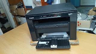 Canon iSENSYS MF3010 Test PageReportTotal Page Counter [upl. by Leuams853]