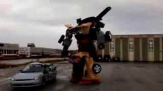 Transformers  Crushing my buddys car 3D [upl. by Lederer821]