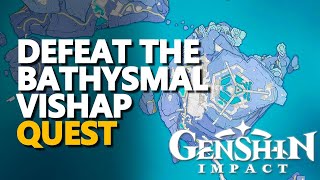 Defeat the Bathysmal Vishap Genshin Impact [upl. by Ahsiei]