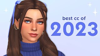 BEST CUSTOM CONTENT OF 2023  Sims 4 CC Showcase Maxis Match [upl. by Erny]