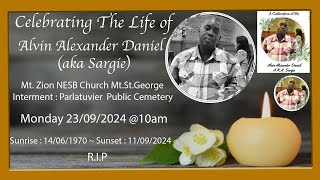 Alvin Alexander Daniel aka Sargie Funeral Service [upl. by Eiba]