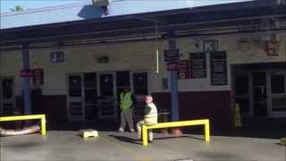 Bus ride Arriving at the Greyhound Bus station in Los Angeles [upl. by Pacian629]