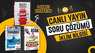 İKLIM BİLGİSİ SORU ÇÖZÜMÜ  Canlı Yayın [upl. by Anaud]