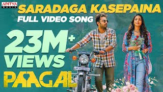 SaradagaKasepaina Full Video Song  Paagal Songs  Vishwak Sen  Radhan  Telugu Love Songs [upl. by Ythomit]