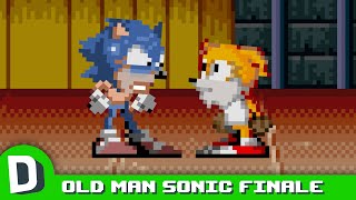 Sonic Meets Original Design Movie Sonic Old Man Sonic Finale [upl. by Albur]