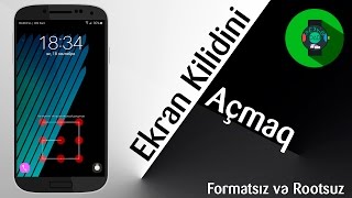 Ekran kilidini açmaq 2 FORMATSIZ və ROOTSUZ [upl. by Pammie964]