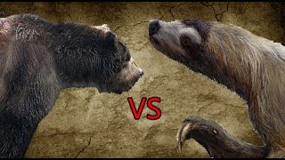 Shortfaced Bear vs Ground Sloth  SPORE [upl. by Atirehs]