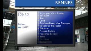 Annonce SNCF en gare de Rennes [upl. by Kinimod696]