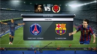 PES 2013 Ligue Des Champions AlexVideoTest Vs M [upl. by Yasdnyl]