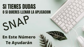 DUDAS PREGUNTAS Y PARA LLENAR APLICACION DE ESTAMPILLAS DE COMIDA Aquí los teléfonos de tu ESTADO [upl. by Sirapal]