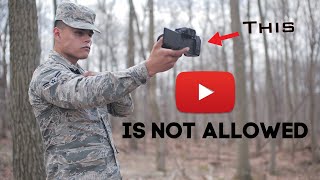 Starting a YouTube Channel In The Military  The Air Force Told Me This [upl. by Ardni]