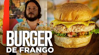 HAMBURGUER DE FRANGO COM BACON [upl. by Etnud530]