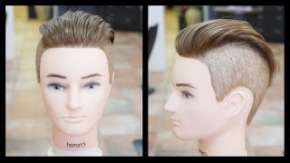 Mens Undercut Haircut Step by Step Tutorial  TheSalonGuy [upl. by Yelrahc165]