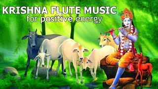 KRISHNA FLUTE MUSIC FOR POSITIVE ENERGY MEDITATION amp RELAXING MUSIC FLUTEMORNING FLUTEYOGA 357 [upl. by Aznerol]