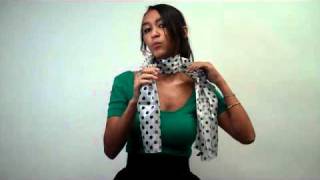 How to Tie a Scarf French Knot [upl. by Gnoix628]