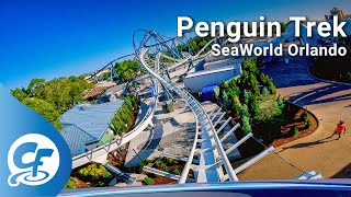 Penguin Trek front seat onride 5K POV 60fps SeaWorld Orlando [upl. by Fidelis636]