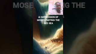 The RED SEA Parting By Moses AI Impression shorts redsea bible god [upl. by Noiroc817]