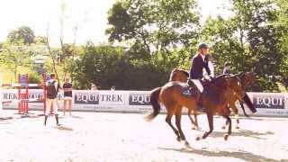 Hickstead 2013In warm up ring [upl. by Sineray]