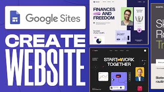 How To Use Google Sites To Create A Website in 2024 [upl. by Sells]