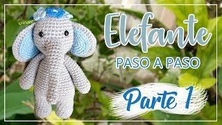 ➤ Elefante tejido  Paso a paso  Parte 1 [upl. by Eiboh]