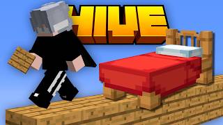 Jogando o NOVO BEDWARS do THE HIVE Minecraft Bedrock [upl. by Adolpho]