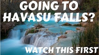 2018 GUIDE TO HAVASU FALLS HIKING TO HAVASUPAI FALLS [upl. by Annahsat]