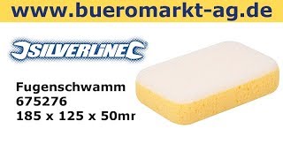 Silverline Fugenschwamm 675276 185 x 125 x 50mm [upl. by Tower]