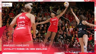 Vitality Roses vs New Zealand  Netball World Cup 2023 Highlights [upl. by Htrap]