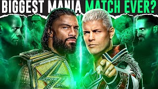 WWE Roman Reigns vs Cody Rhodes Undisputed WWE Universal Championship [upl. by Merl996]