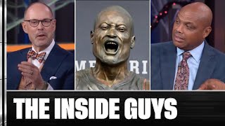 The Guys React To DWades Statue 😅  NBA on TNT [upl. by Gypsie361]