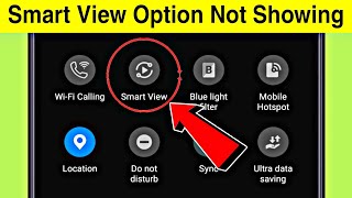 Samsung  Smart View option not showing problem solved [upl. by Finella711]