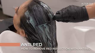 How to remove reflection from Dark Brown and Black Hair  AntiRed ChromEg [upl. by Edmund]