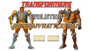 RATTRAPRATTLETRAP Evolution in Cartoons and Video Games 19962021  Transformers [upl. by Cassady]