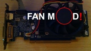 DIY ReplacingModding a Video Cards Fan With a CASE FAN 2022Self PoweredANY CARD or PERIPHERAL [upl. by Puduns]