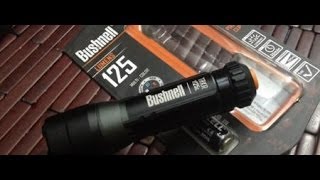 Bushnell TRKR T125L flashlight review [upl. by Aicital]