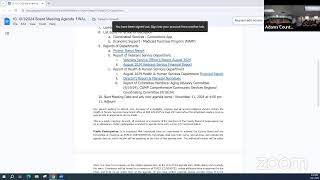 Health amp Human Services  Veteran Services Committee  October 2024 [upl. by Nett309]