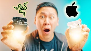 BETTER THAN AIRPODS PRO The NEW Razer Hammerhead True Wireless Pro ANC Earbuds Review amp Comparison [upl. by Rahel584]