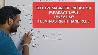 Electromagnetism icse class 10 Concise Physics Electromagnetic induction Faradays laws lenzs law [upl. by Naux429]