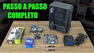 COMO MONTAR UM PC PASSO A PASSO COMPLETO 2024 [upl. by Hillary]