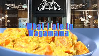 WAGAMAMA Vegan FOOD What I EAT [upl. by Ahras998]