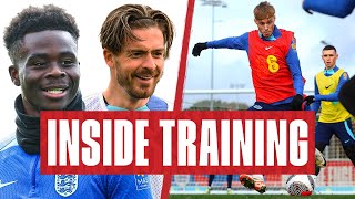 Palmer The Rondos King DJ Grealish amp Trent v Kane Speed Test  Inside Training  England [upl. by Ruddie167]