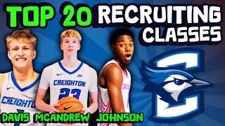 Meet The Recruits  Creighton  Top 20 College Basketball Recruiting Class Rankings [upl. by Jovita]