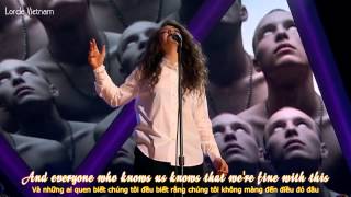 Lyrics  Vietsub Lorde  Royals Live at Grammy Nominations Concert 2013  Lorde Vietnam [upl. by Gonyea699]